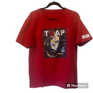Trap Tee By Fifth Loop 3D Embroidery TRAP Medusa Inspired Graphic T-Shirt Medium